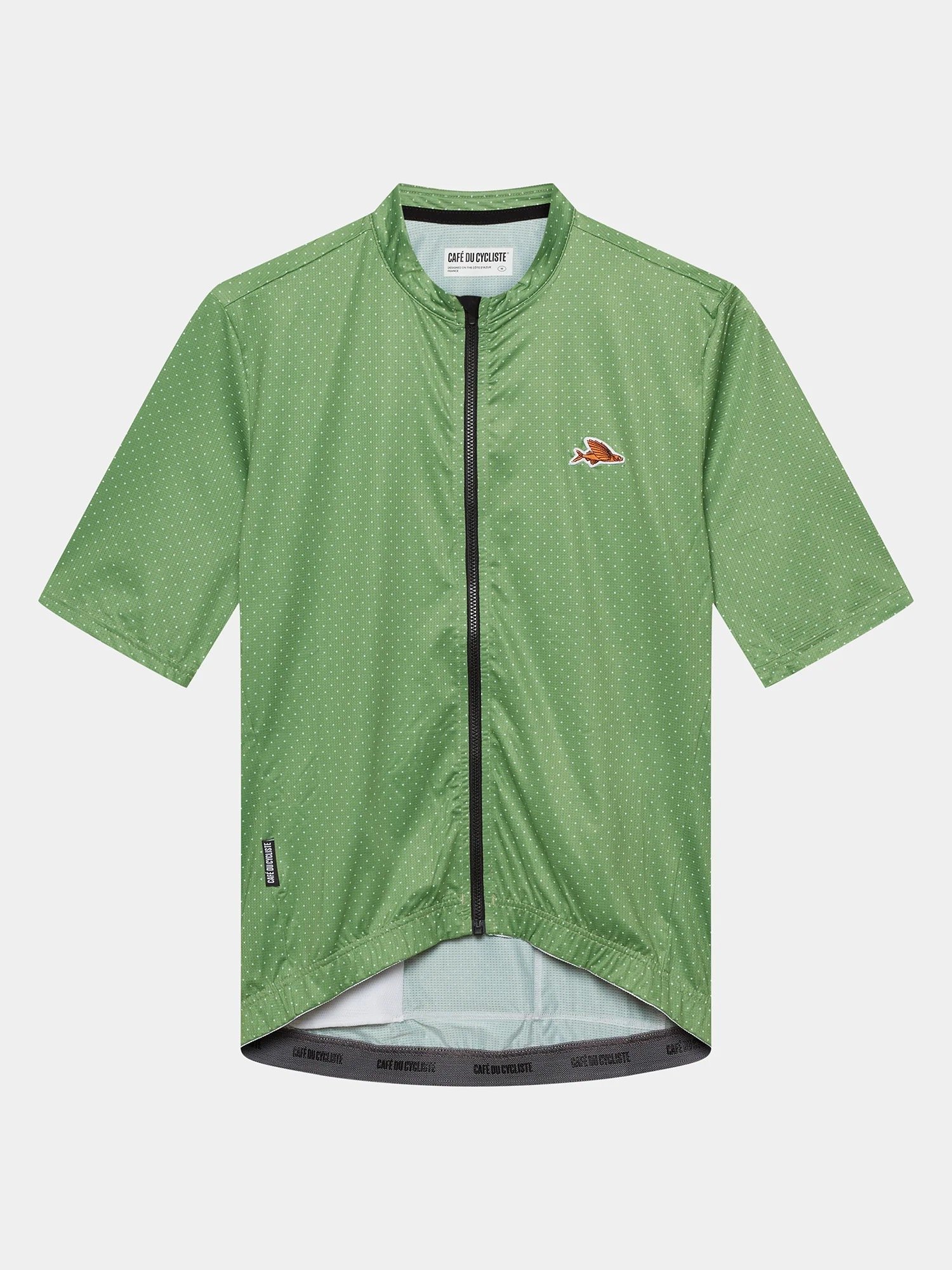 CAFÉ DU CYCLISTE Floriane Jersey Black Print Men — Cycle